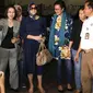 Joyce Warouw diduga melakukan penamparan ketika menjalani pemeriksaan barang bawaan di Bandara Sam Ratulangi Manado, Sulawesi Utara, Rabu (5/7/2017), Polda Metro Jaya, Jakarta, Jumat (7/7). (Liputan6.com/Immanuel Antonius) 