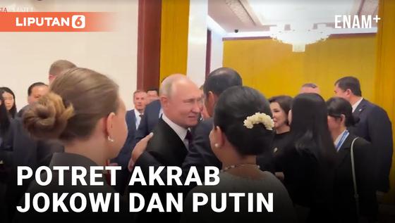 VIDEO: Pelukan Hangat Jokowi dan Vladimir Putin di Beijing