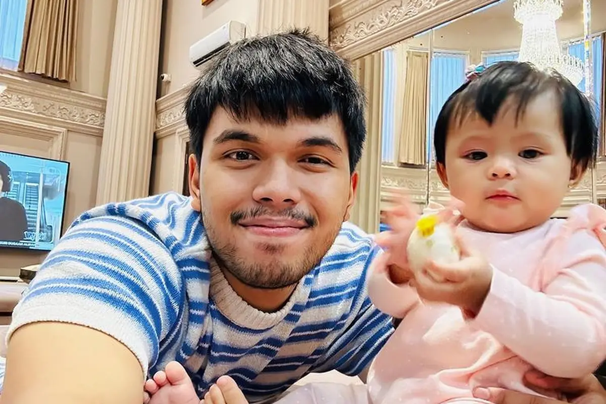 Thariq Halilintar dan Ameena. (Foto: Instagram/thariqhalilintar)