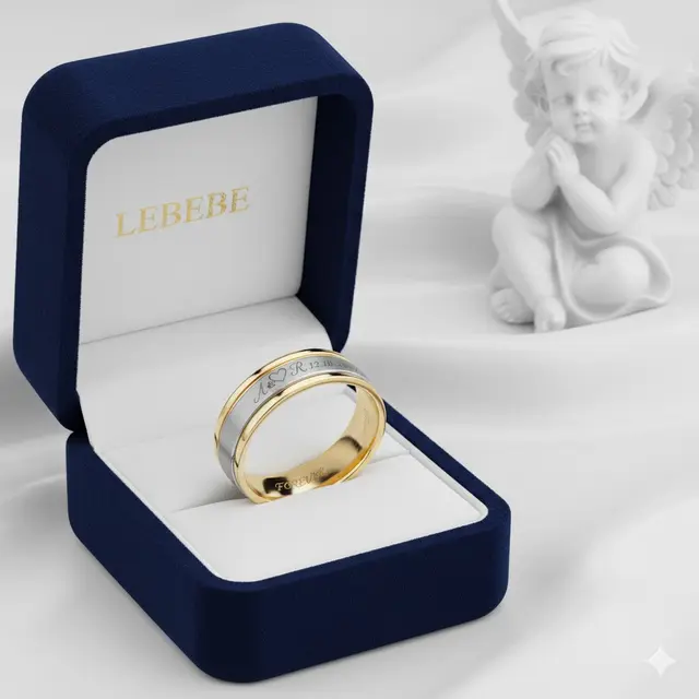 Cincin Nikah Bulat yang Elegan