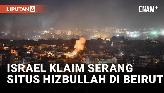 VIDEO: Video Militer Israel Klaim Menunjukkan Serangan Terhadap Situs Hizbullah di Beirut