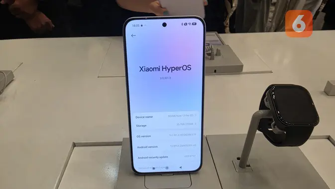 Xiaomi Redmi Note 17 Pro 5G. Liputan6.com.M Yudha Pratama