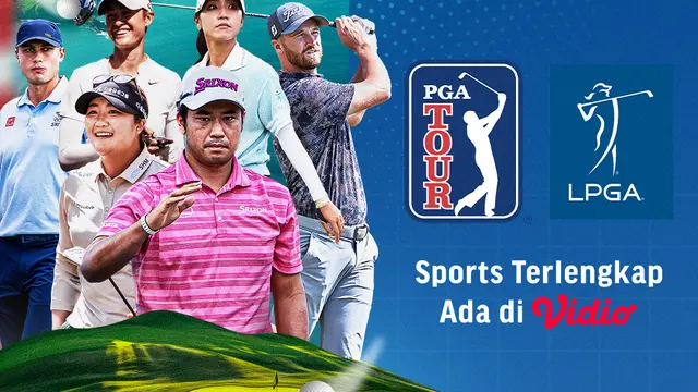 Pertandingan Golf PGA dan LPGA Tour Eksklusif di Vidio