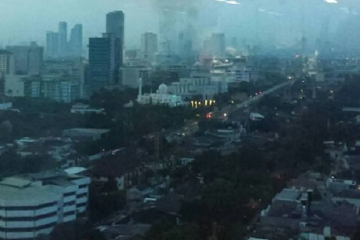 Kebakaran di Blok M