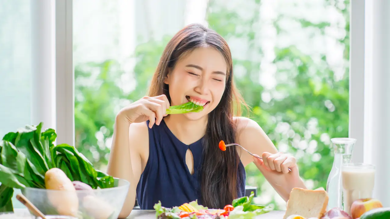 makan sayur
