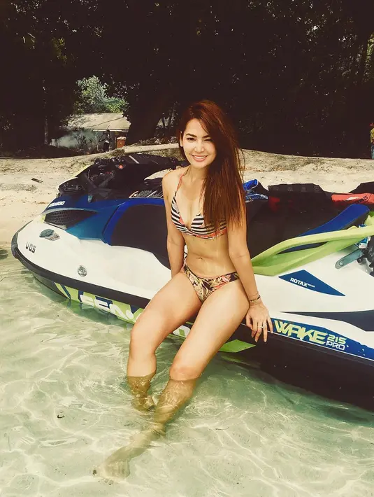 Dalam beberapa kesempatan Maria Selena selalu tampil anggun. Siapa yang menyangka jika ia punya hobi jauh dari kata feminin. (Foto: instagram.com/mariaselena_)