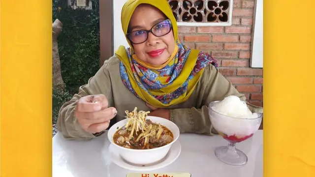 Pemilik Rumah Makan Sate Maranggi Purwakarta, Hj Yetty. Istimewa
