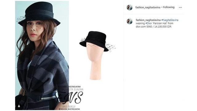 7 Koleksi Topi Nagita Slavina Ini Ditaksir Capai Puluhan Juta, Bikin Geleng Kepala