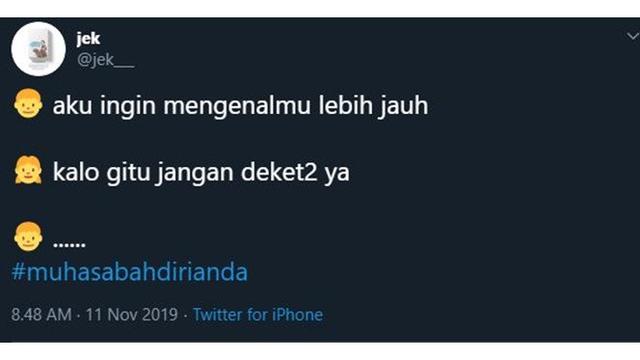 6 Drama Muhasabah Diri ala Netizen Ini Bikin Senyum