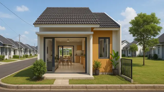 Rumah Bagus Sederhana di Perumahan Subsidi/via GPT