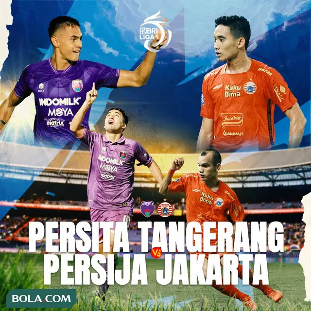 Liga 1 - Duel Antarlini - Persita Tangerang Vs Persija Jakarta