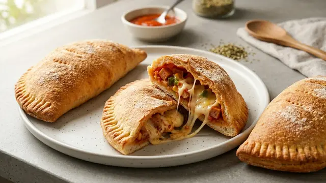 Mini Calzone Pizza Roti Tawar, Gemini AI