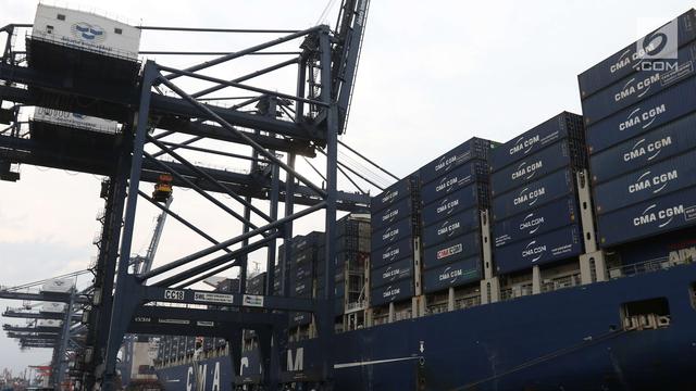 Wow, Kapal Besar Ini Bawa Ekspor Manufaktur Indonesia ke AS