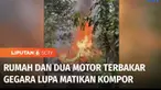 Menjadi pengingat kita semua agar tidak lupa untuk memeriksa kompor sebelum meninggalkan rumah. Ada sebuah rumah panggung di Kabupaten Polewali Mandar, Sulawesi Barat, hangus terbakar, hingga rata dengan tanah gara-gara pemilik lupa mematikan kompor ...