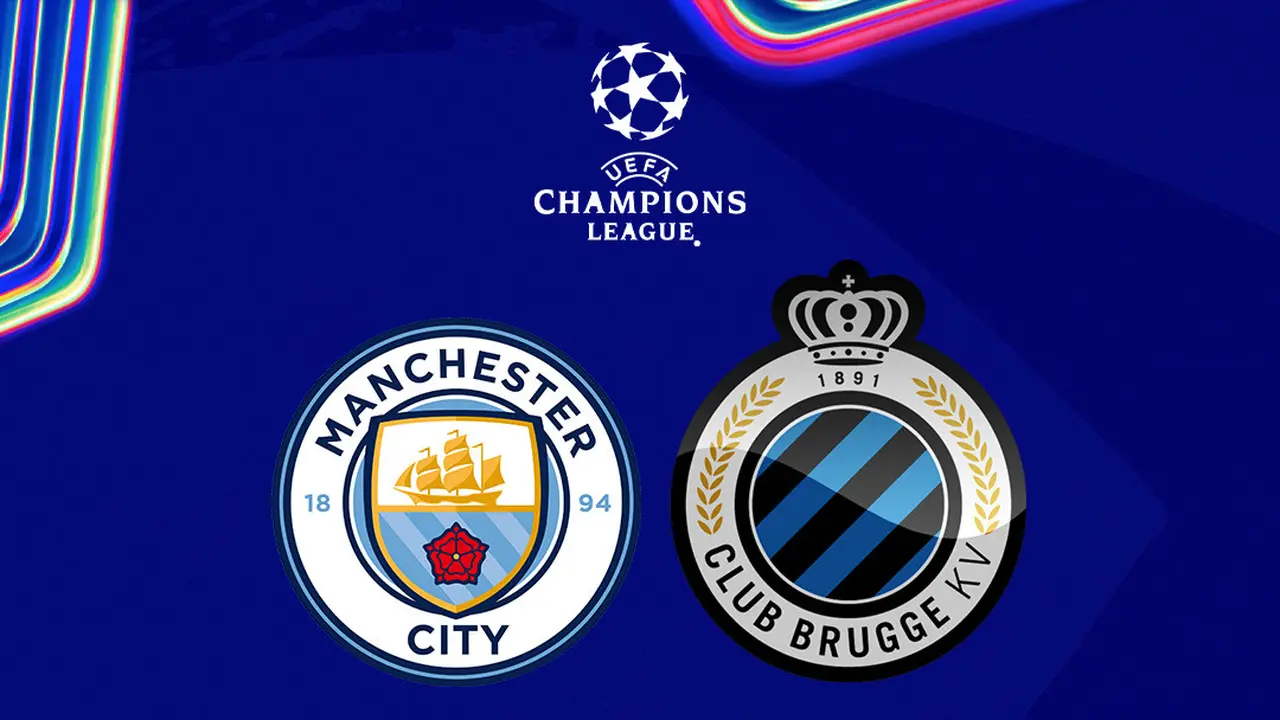 Liga Champions - Man City Vs Club Brugge