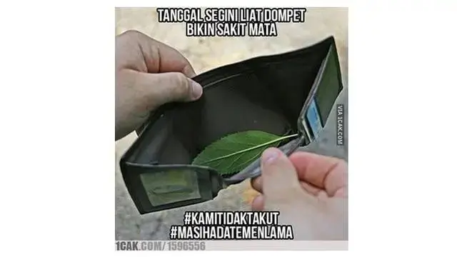 10 Meme Kocak Kondisi Akhir Bulan Ini Bikin Senyum Tipis