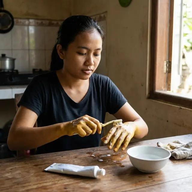 Cara Menghilangkan Noda Kunyit di Tangan dan Kuku