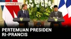 Presiden Prancis, Emmanuel Macron, bertemu dengan Presiden Prabowo di Istana Merdeka, Jakarta. Keduanya melakukan pertemuan bilateral membahas kerja sama antara Indonesia dengan Prancis di berbagai bidang strategis.