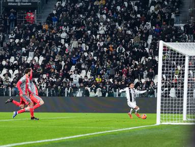 Cremonese dan Emil Audero kalah telak di markas Juventus pada pertandingan pekan ke-20 Serie A 2025/2026. I Grigiorossi dibantai lima gol tanpa balas di Allianz Stadium, Turin, Selasa (13-1-2026) dini hari WIB. (Fabio Ferrari/LaPresse via AP)