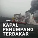 Kapal Penumpang Terbakar
