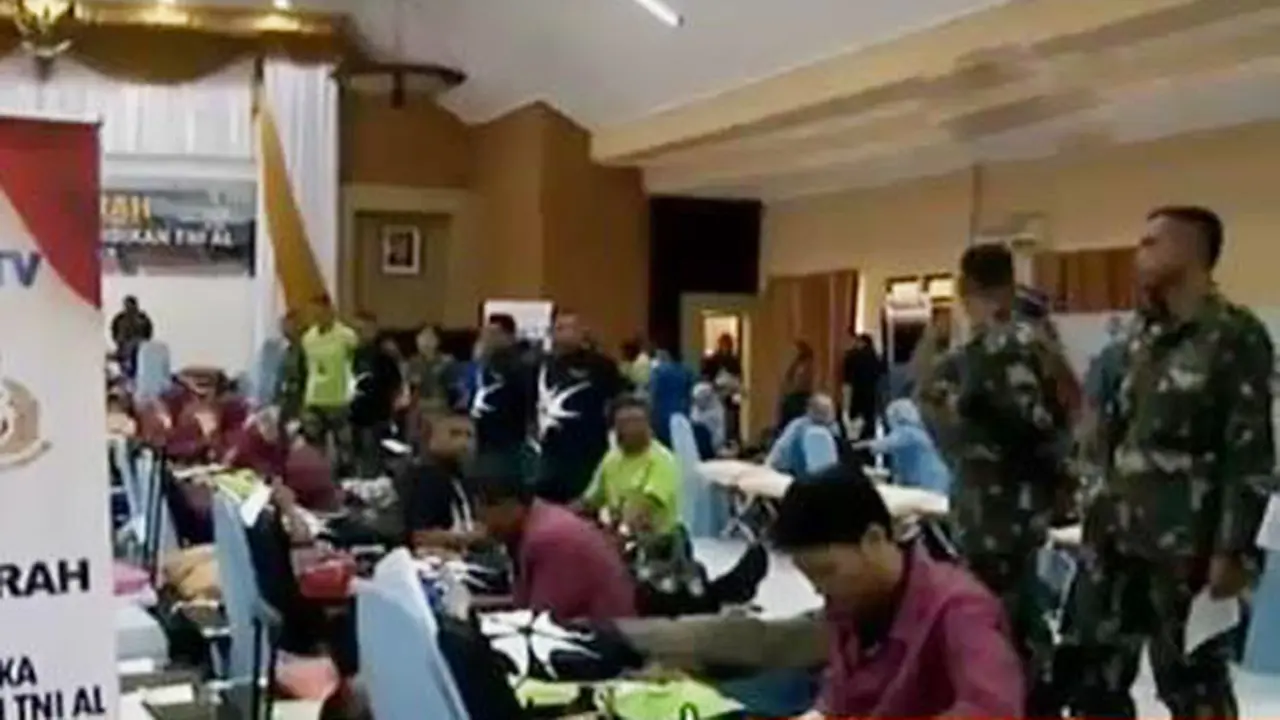 Donor Darah TNI AL bersama Yayasan Pundi Amal Peduli Kasih