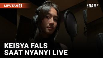 VIDEO: Keisya Kepergok Fals saat Nyanyi Live, Netizen: Besok Lipsing aja!