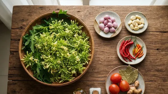 Resep Tumis Bunga Pepaya yang Tidak Pahit Tanpa Direbus Lama