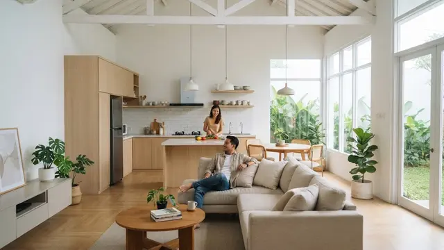 Inspirasi Rumah Tanpa Sekat untuk Pasangan Muda