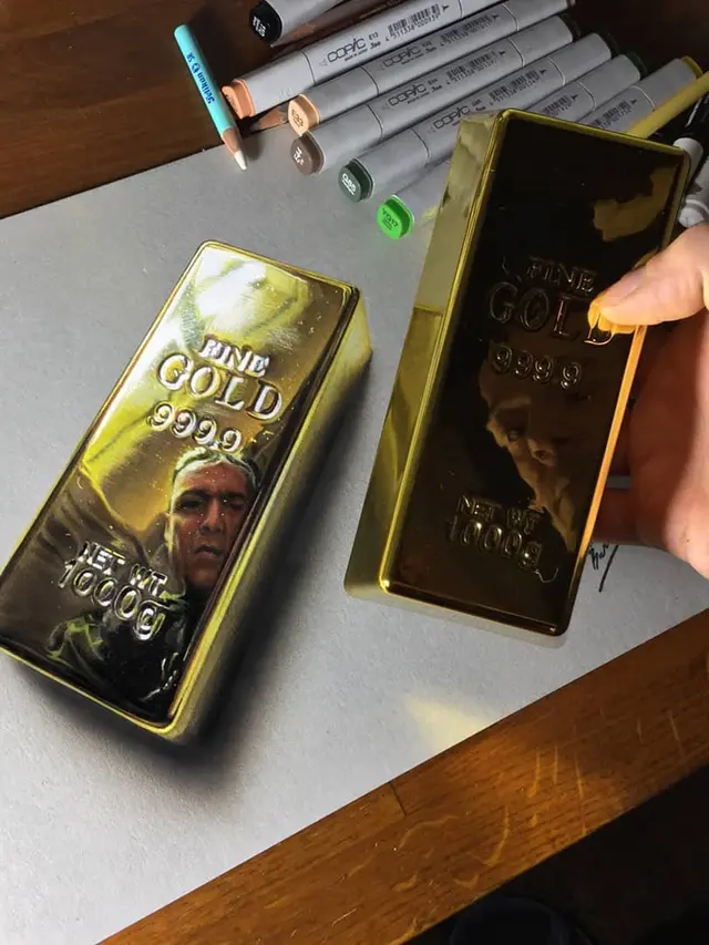 Mirip dengan Benda Asli, Seniman Ini Ciptakan 7 Ilusi Optik dengan Lukisan 3D
