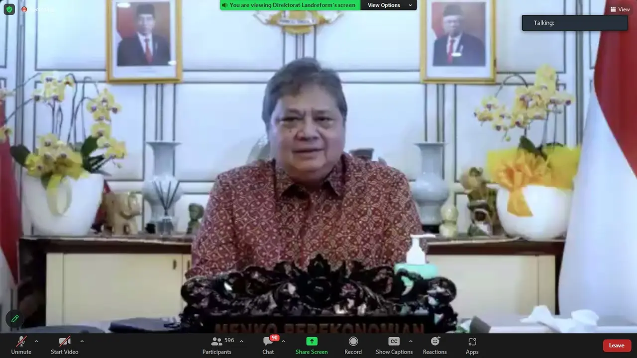 Menteri Koordinator Bidang Perekonomian Airlangga Hartarto