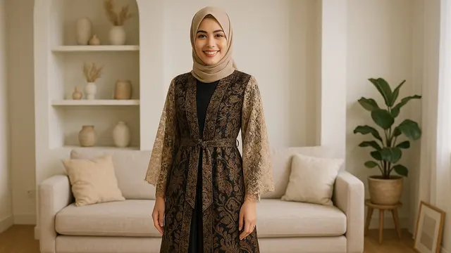 7 Outer Batik Kondangan yang Elegan dan Kekinian, Bisa Dipadukan dengan Gamis hingga Rok Tulis
