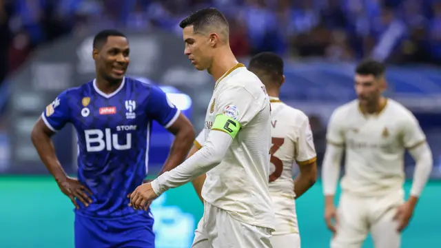 Foto: Mantan Striker MU Buat Cristiano Ronaldo Tak Berdaya, Al-Nassr Dibungkam Al Hilal di Liga Arab Saudi