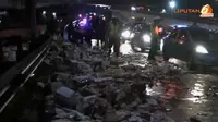 [VIDEO] Tabrakan Beruntun di KM 13 Tol Tomang, 2 Orang Kritis