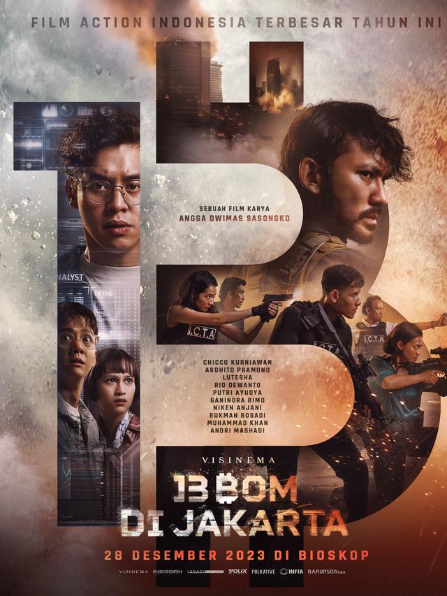 Official Poster Film 13 Bom di Jakarta. (ist)