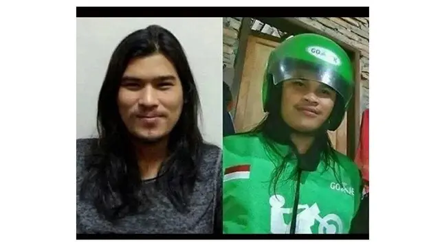 7 Driver Ojek Online Ini Punya Wajah Mirip Selebriti Ternama, Sempat Viral