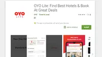Aplikasi Oyo Lite di Google Play Store (Liputan6.com/ Agustin Setyo W)
