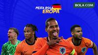 Euro 2024 - 4 Pemain Belanda Jadi Mata-Mata Vs Inggris (Bola.com/Adreanus Titus)