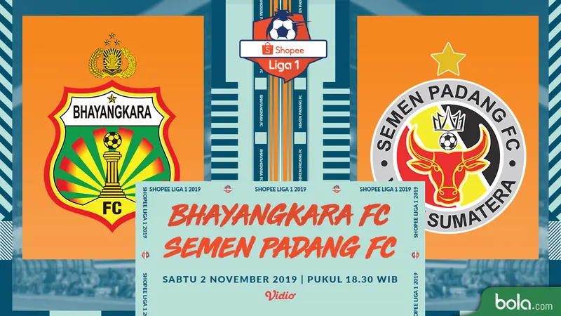 Bhayangkara FC Vs Semen Padang FC