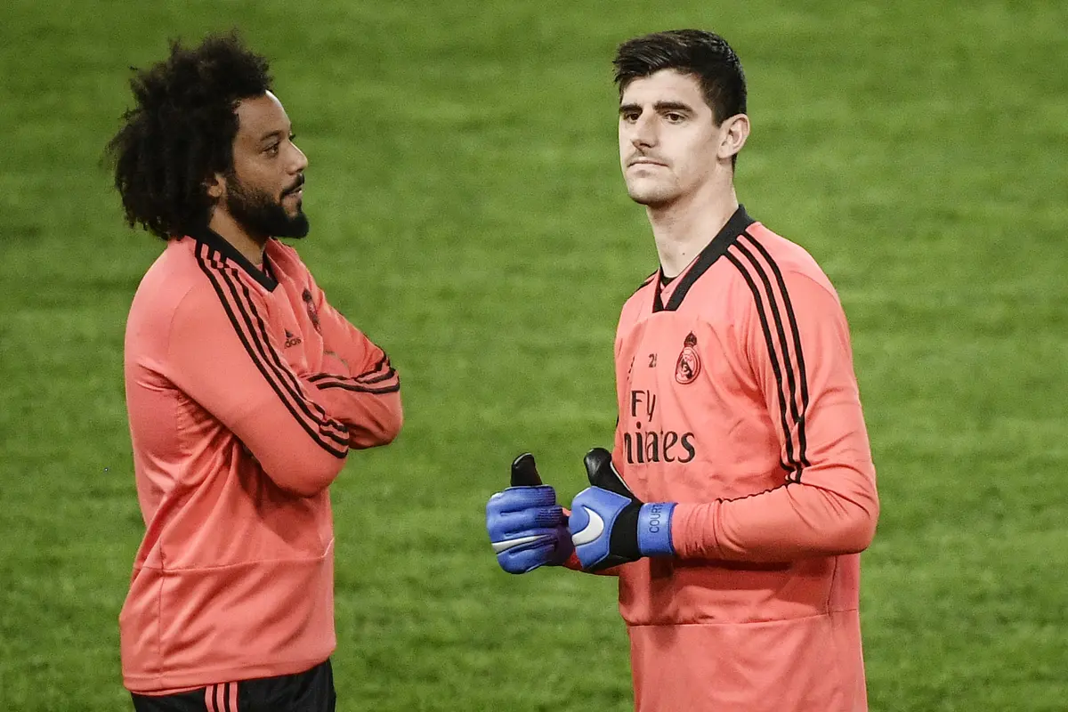 Latihan Real Madrid Vs AS Roma