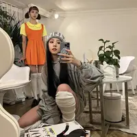 Gaya Anggota Blackpink Rayakan Halloween/dok. Instagram Jisoo dan Lisa