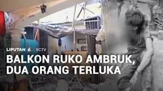 Balkon Ruko di Bekasi Ambruk, Dua Orang Terluka Tertimpa Reruntuhan