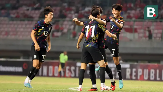 Timnas Indonesia U-17 vs Timnas Korea Selatan U-17
