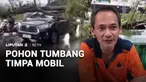 Waspada dampak cuaca ekstrem di Bandung, Jawa Barat, akibat hujan disertai angin kencang, sebuah pohon tumbang menimpa mobil. Sementara di Semarang, Jawa Tengah angin kencang merusak fasilitas di lingkungan kantor gubernur.