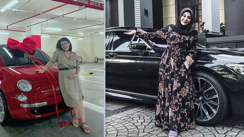Rosiana Dewi dan Aurel Hermansyah dapat hadiah mobil