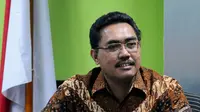 Sekretaris Fraksi PKB DPR Jazilul Fawaid saat konferensi pers mengenai pernyataan sikap Fraksi PKB atas kisruh DPR, Senayan, Jakarta, Kamis (13/11/2014) (Liputan6.com/Andrian M Tunay)