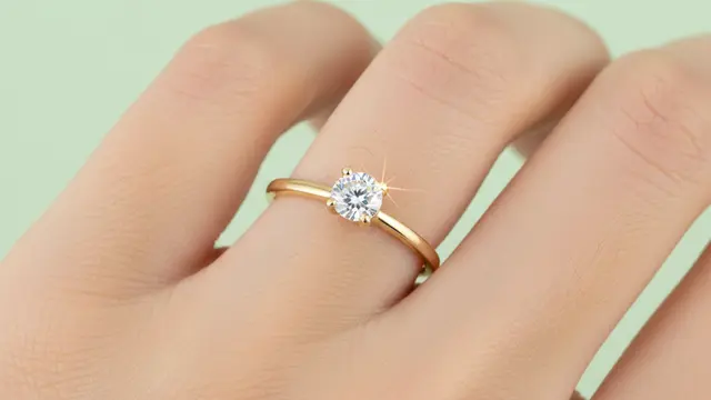 Model Cincin Emas Tipis yang Tidak Terlihat Murahan. AI