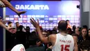 Indonesia Arena menjadi saksi Hamed Haddadi mengakhiri karier di dunia basket dalam usia 38 tahun. (Bola.com/M Iqbal Ichsan)