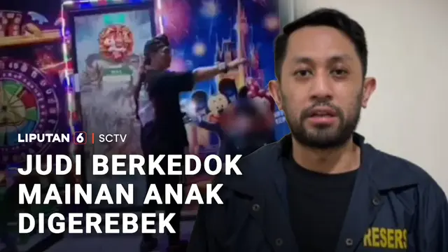 Judi Berkedok Arena Bermain Anak di Penjaringan Digerebek Polisi