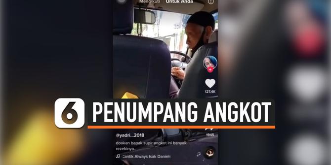 VIDEO: Viral Penumpang Angkot Hanya Mau Bayar Rp 200 Perak Alasan Jarak Dekat