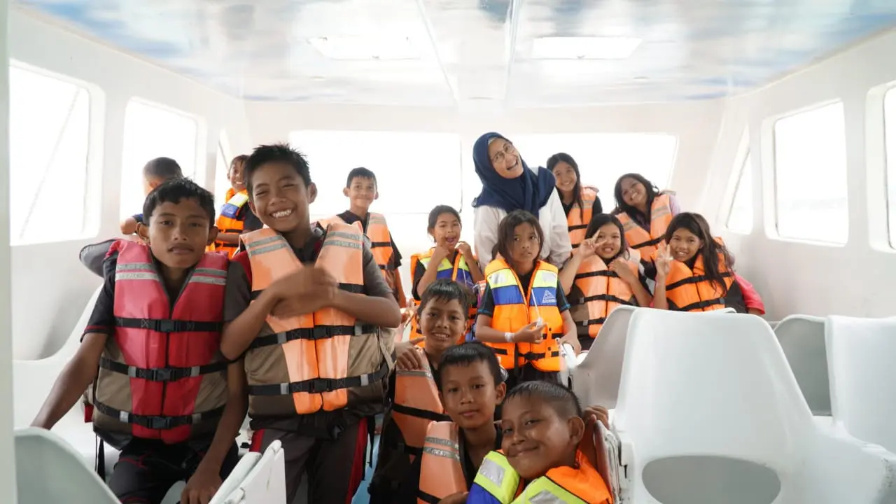 Munggahan Anak Yatim dan Piatu Di Allisa Resort Anyer, Kabupaten Serang, Banten. (Minggu, 19/03/2023).